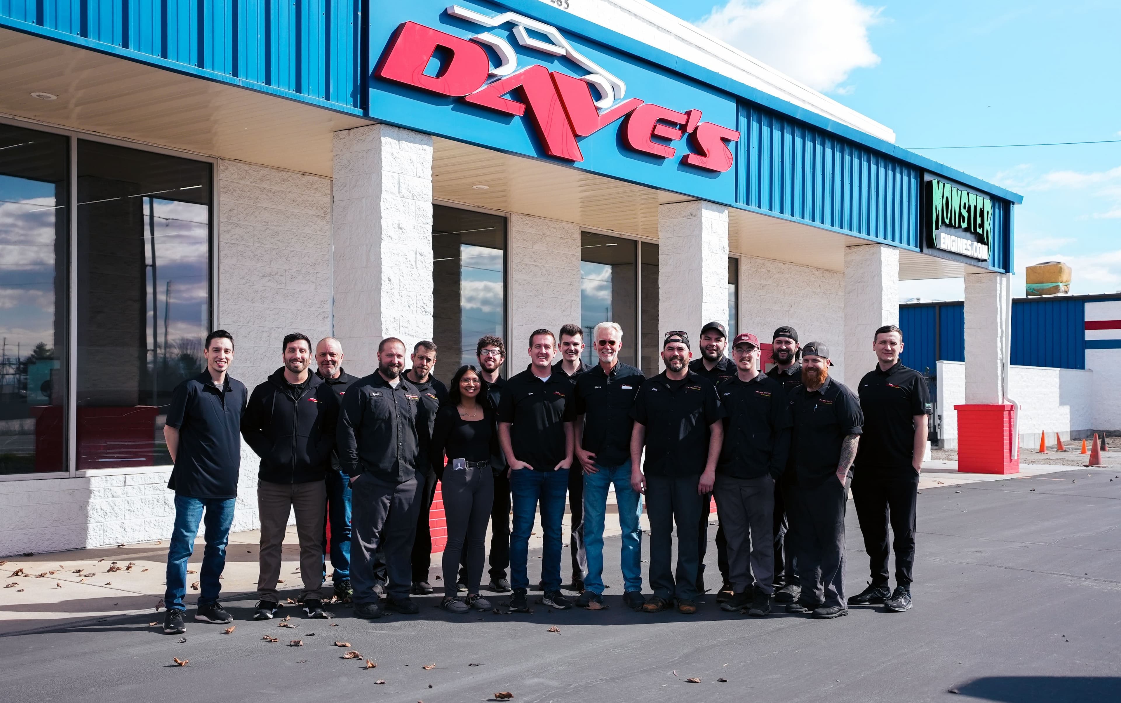 Dave's auto center team